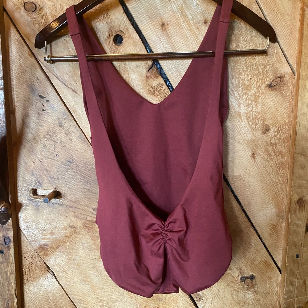 LONDRE- The Minimalist Swimsuit- In Bordeaux- Medium